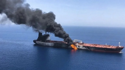 Ukraine strikes Caspian oil hub setting tankers ablaze as Russian defenses intercept massive 140 drone raid