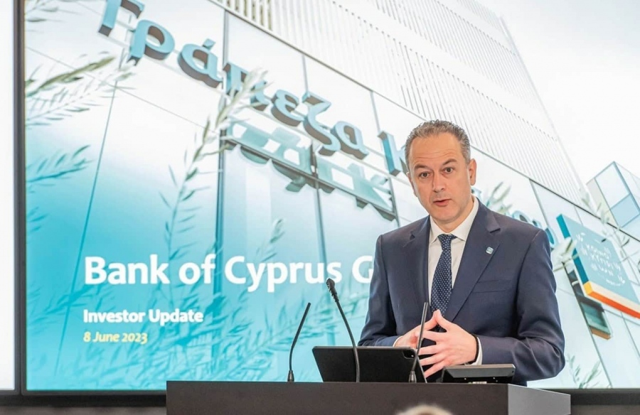 Νικολάου (Τράπεζα Κύπρου): Άνοδος 16% στα δάνεια στην Ελλάδα - Καθαρό ενδιάμεσο μέρισμα 0,20 ευρώ ανά μετοχή