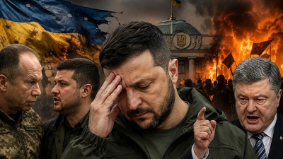 Ραγδαίες εξελίξεις στην Ουκρανία - Η κυβέρνηση καταρρέει, χάος με διαδηλώσεις  – Σε αλεξίσφαιρο κλωβό ο Zelensky, φοβούνται εξέγερση