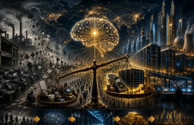 Historical reversal: AI triggers the greatest transfer of wealth to the elite, marking the end of the middle class