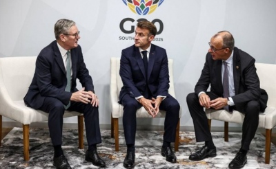 Συνάντηση Macron, Merz και Starmer στους G20  – Στο επίκεντρο το σχέδιο Trump για ειρήνευση Ουκρανία