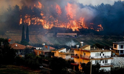 Χαμός στην Τουρκία - Νέες εστίες φωτιάς στο Τσανάκαλε - Έκλεισε το αεροδρόμιο