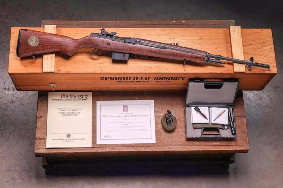 Επετειακό τυφέκιο Μ1Α για τα 50 χρόνια της Springfield Armory