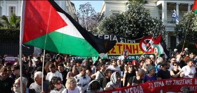 Συγκέντρωση διαμαρτυρίας για τον στολίσκο Global Sumud χωρίς κόσμο - Η κοινωνία δεν ενδιαφέρεται για τους απαχθέντες από το Ισραήλ