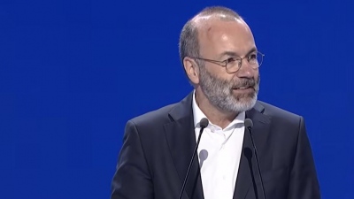 Weber στο Συνέδριο της ΝΔ: Μετά την επικίνδυνη διακυβέρνηση Τσίπρα, ο Μητσοτάκης οδήγησε την Ελλάδα ξανά στην καρδιά της Ευρώπης