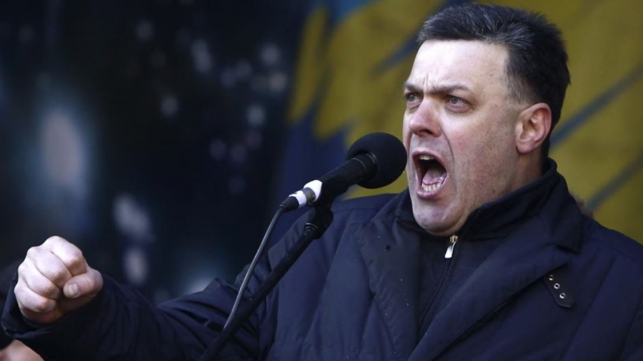 Δίκαιη τιμωρία - Ο ηγέτης του ουκρανικού εθνικιστικού κόμματος Svoboda τραυματίστηκε στο μέτωπο
