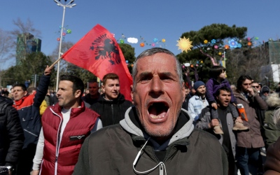 Θράσος τουρκαλβανών κατσαπλιάδων με αλυτρωτικό χάρτη - Δώσαμε φαΐ και ελληνική παιδεία, μας κλέβουν Ήπειρο και Μακεδονία