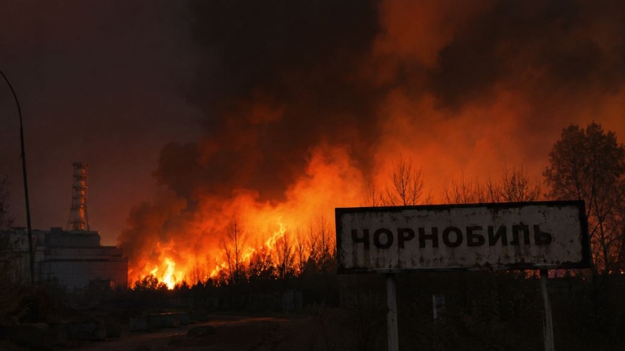 Ραδιενεργός τρόμος στην Ουκρανία - Ξέσπασε φωτιά στη Ζώνη Αποκλεισμού του Chernobyl (vid)