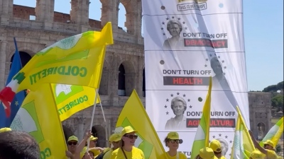 Ξεσηκωμός, στους δρόμους της Ρώμης και των Βρυξελλών οι αγρότες: Θέλουμε καλές σχέσεις με Trump και Putin, η Ursula μάς «δίκασε»