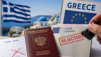 Η Ελλάδα αυτοκτονεί, γυρίζει ανεξήγητα την πλάτη στους Ρώσους τουρίστες -   Κατακόρυφη αύξηση έως και 70% στις απορρίψεις βίζας