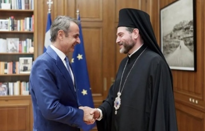 Συνάντηση με τον Πρωθυπουργό είχε ο νέος Αρχιεπίσκοπος Καναδά Απόστολος