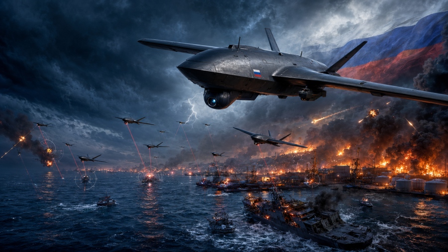 Πρεμιέρα για τα ρωσικά φονικά drones Seeker - Έσπειραν τον όλεθρο στη Μαύρη Θάλασσα και 143 στόχους στην Ουκρανία