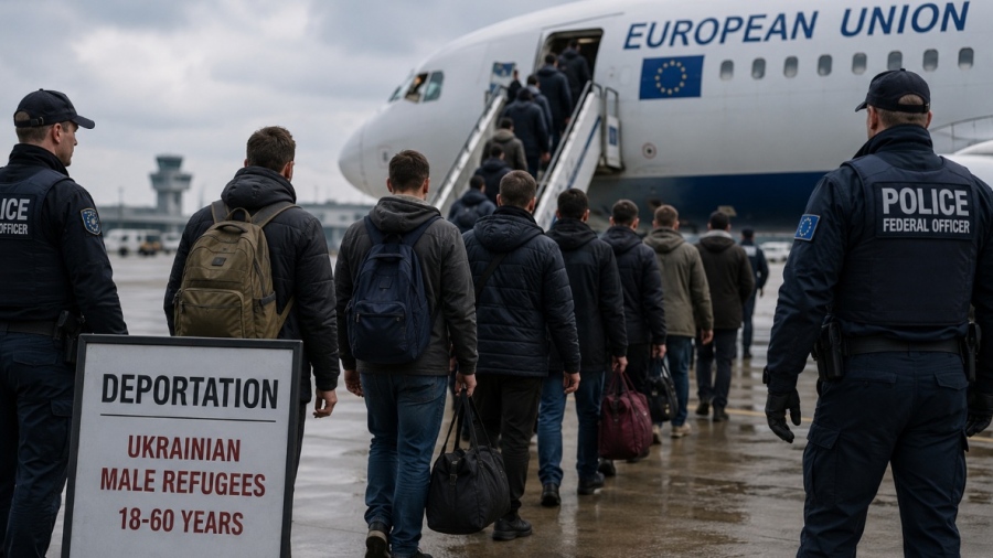 Τρομερό – Μαζικές απελάσεις Ουκρανών από την Ευρώπη για χάρη του Zelensky  – Στέλνει 1.200.000 πρόσφυγες  στο μέτωπο για σφαγή