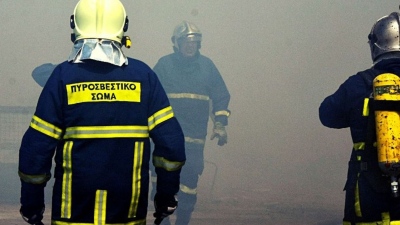Λάρισα: Πυρκαγιά στη Χάλκη - Κλειστή η Εθνική Οδός στο Μοσχοχώρι στο ρεύμα ανόδου προς Θεσσαλονίκη