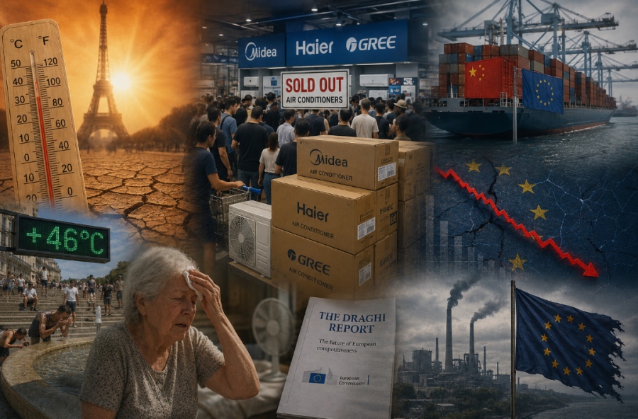 Η παρακμή της Ευρώπης φάνηκε στον καύσωνα με 15.000 νεκρούς – Η έλλειψη κλιματιστικών και… ανταγωνιστικότητας - Πώς κερδίζει η Κίνα