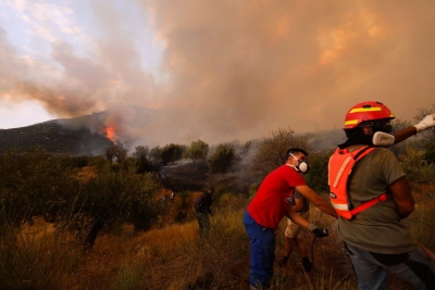 Πυρκαγιά σε κτηνοτροφική μονάδα στο Κιλκίς πήρε γρήγορα διαστάσεις