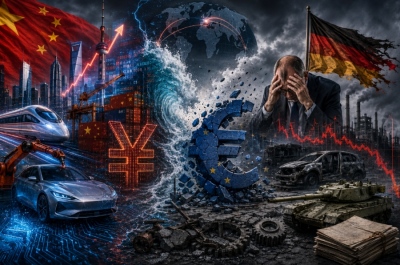 China shock 2.0 in the EU: Panicked Merz asks Beijing to reduce the yuan exchange rate by 30% to save German industry