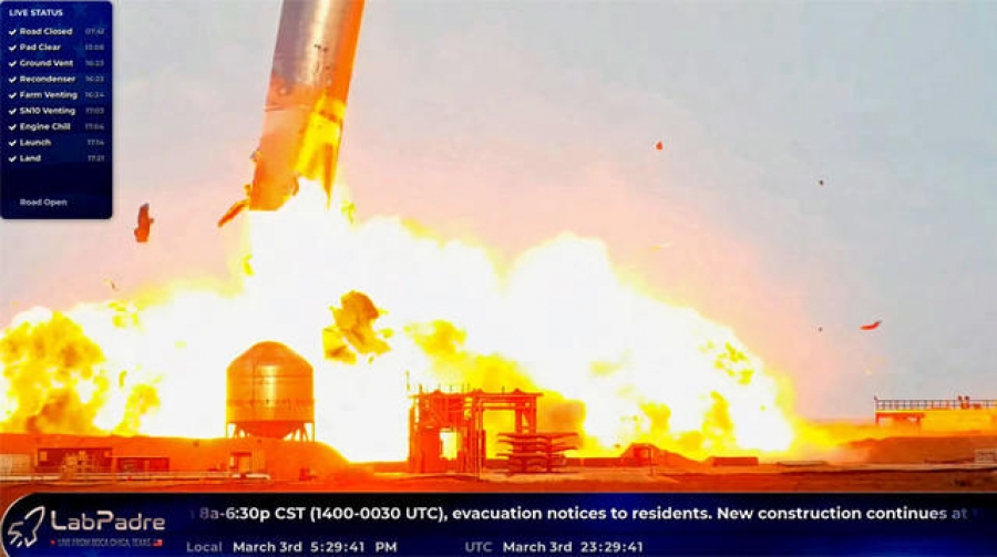 Σοκ και δέος από την πρώτη πτήση του SpaceX Starship - Εξερράγη το νέο σκάφος του Musk αλλά υπόσχεται νέο, σύντομα