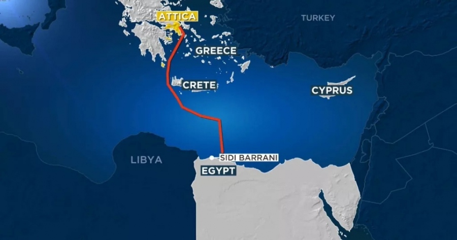 Η ενεργειακή γέφυρα Ελλάδας – Αιγύπτου... GREGY - Δημιουργεί όφελος άνω των 30 δισ. ευρώ για τη χώρα