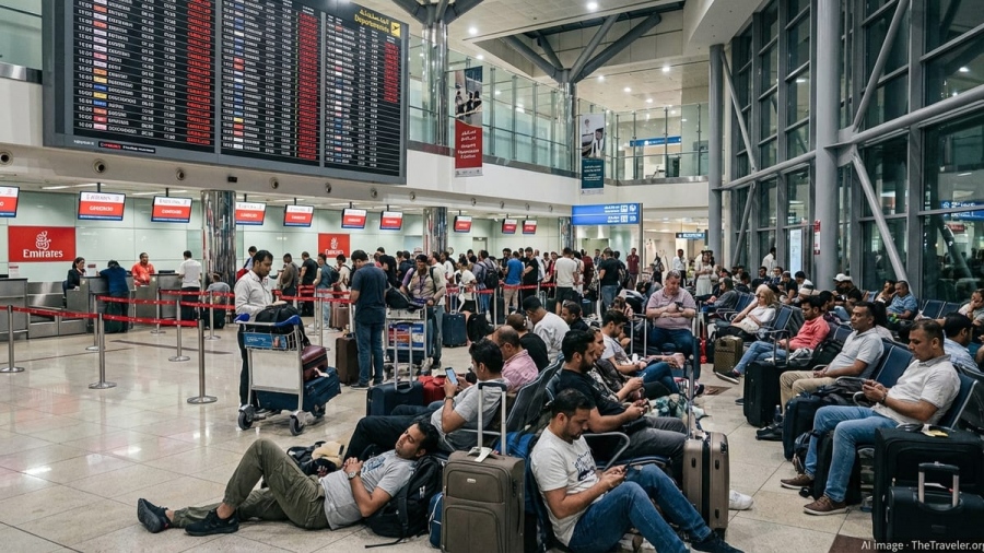 Χάος στις αεροπορικές μεταφορές - Ακυρώθηκαν πάνω από 3.400 πτήσεις στον Περσικό Κόλπο