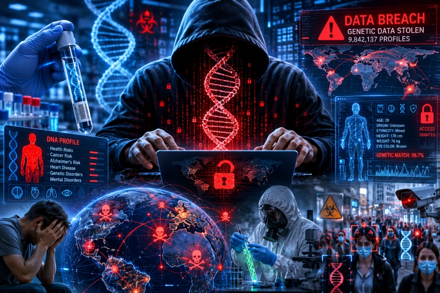 Αυτός είναι παγκόσμιος εφιάλτης και τρομερή απειλή: Χάκερς κλέβουν το DNA μας – Συναγερμός για βιολογικές επιθέσεις, εκβιασμούς