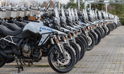 Η Ελληνική Αστυνομία ενισχύθηκε με 431 μοτοσικλέτες, μέσω του προγράμματος «ΑΙΓΙΣ»