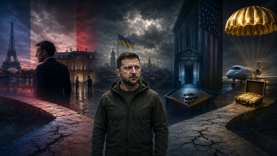 Χαριστική βολή Γαλλίας στον Zelensky - Η προειδοποίηση συντριβής και η αμερικανική εντολή για σύλληψη - φυγάδευση με «χρυσό αλεξίπτωτο»