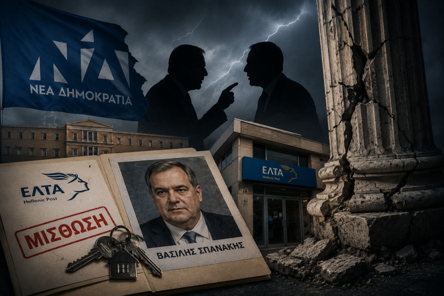 Γαλάζιος εμφύλιος με... αποκαλύψεις - Κάρφωσαν τον Σπανάκη για ακίνητο που νοικιάζει στα ΕΛΤΑ