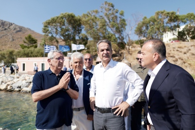 Μητσοτάκης από Λέρο: Οι ακρίτες πλήρωσαν την πολιτική ανοικτών συνόρων, αυτό άλλαξε - Αφήνουμε τη μιζέρια στην αντιπολίτευση