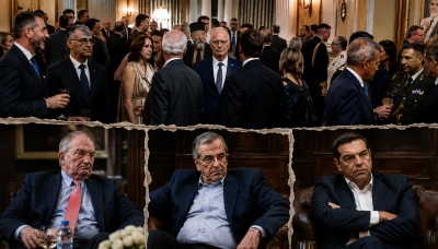 Δεξίωση της ελίτ, όχι της Δημοκρατίας - Φιέστα «πρόκληση» στο Προεδρικό, ηχηρό «όχι» από Καραμανλή, Σαμαρά, Τσίπρα
