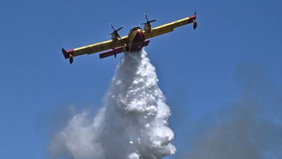 Φθιώτιδα: Βελτιωμένη η εικόνα της πυρκαγιάς σε αγροτοδασική έκταση στην περιοχή Ελάτεια