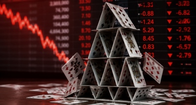 House of cards: Wall Street profit bubble threatens to trigger a painful stock market correction
