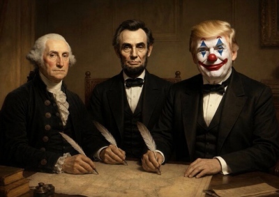 Νέο παραλήρημα μεγαλείου... από τον Trump – Έβαλε τον εαυτό του δίπλα στους George Washington και Abraham Lincoln, «έκρηξη» ειρωνείας στα social media