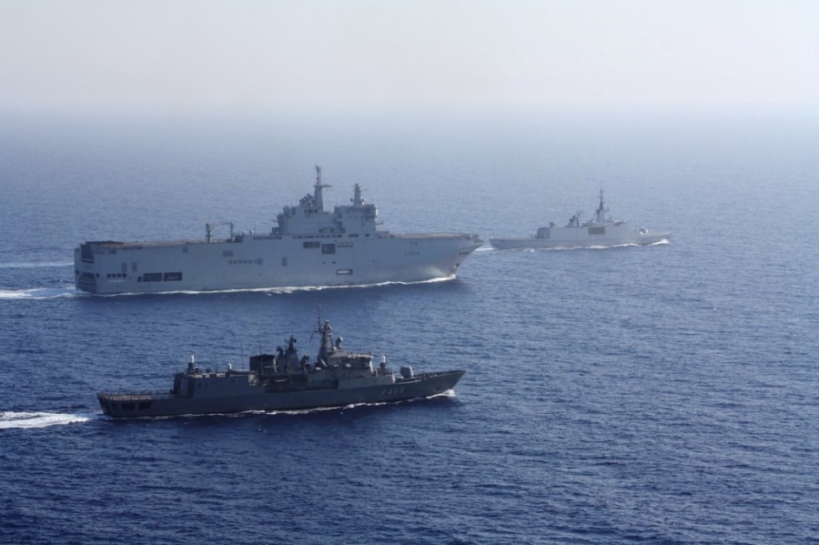 Παιχνίδια με τις Navtex - Οργή στην Τουρκία για τη μεγάλη άσκηση του γαλλικού ναυτικού ανοικτά της Κρήτης