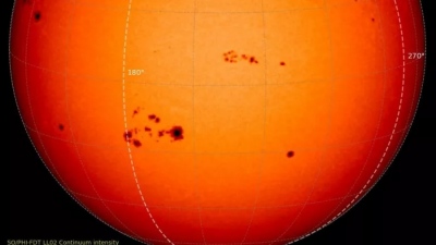 A dangerous group of sunspots of incredible size has appeared on the Sun! – When it will become visible from Earth