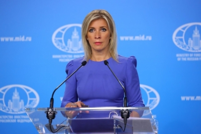 Zakharova (Ρωσία): Η Δύση να πιέσει το Κίεβο να εγκαταλείψει το σχέδιο χρήσης «βρώμικης» βόμβας