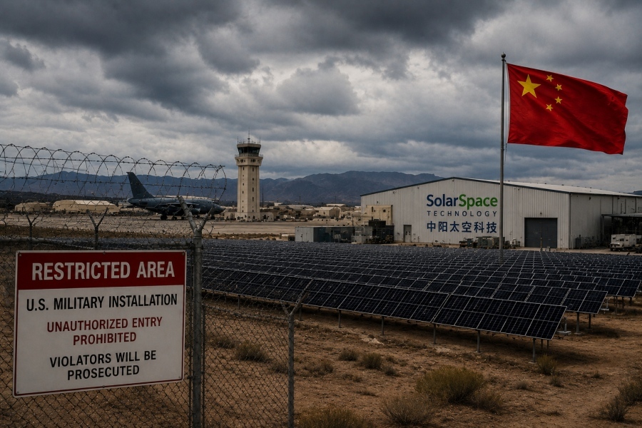 Spy thriller: Chinese SolarSpace «besieges» classified US military base