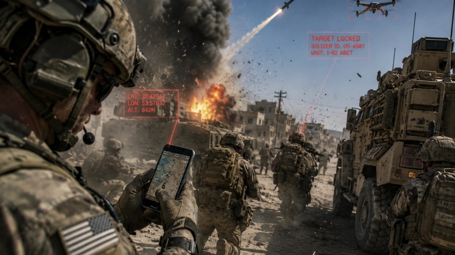 Absolute fiasco for the US - They sent soldiers to the Middle East with turned-on mobile phones - Iran located them with ease