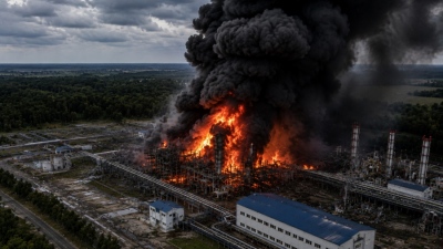 Russia strikes strategic targets across seven Ukrainian regions with precision barrage on key gas hub