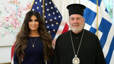 Συνάντηση της Kimberly Guilfoyle με τον Αρχιεπίσκοπο Νικήτα: Οι ΗΠΑ στηρίζουν πάντα τους Χριστιανούς της Κωνσταντινούπολης