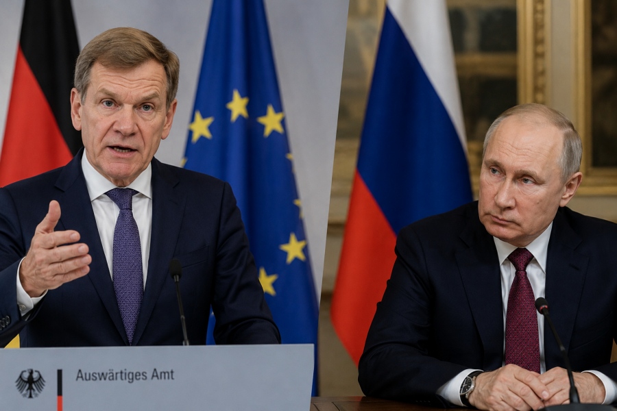 Έκκληση Γερμανού ΥΠΕξ Wadephul στον Putin - Καθίστε στο τραπέζι των διαπραγματεύσεων με την Ευρώπη παρούσα