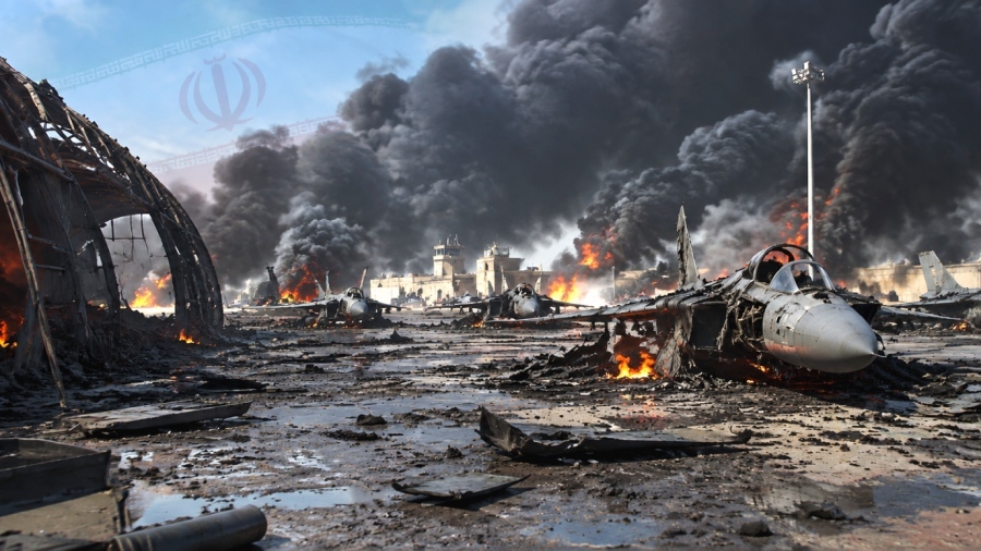 Iranian strikes trigger global panic as elite US bases, fighter jets, and Kuwaiti facilities burn