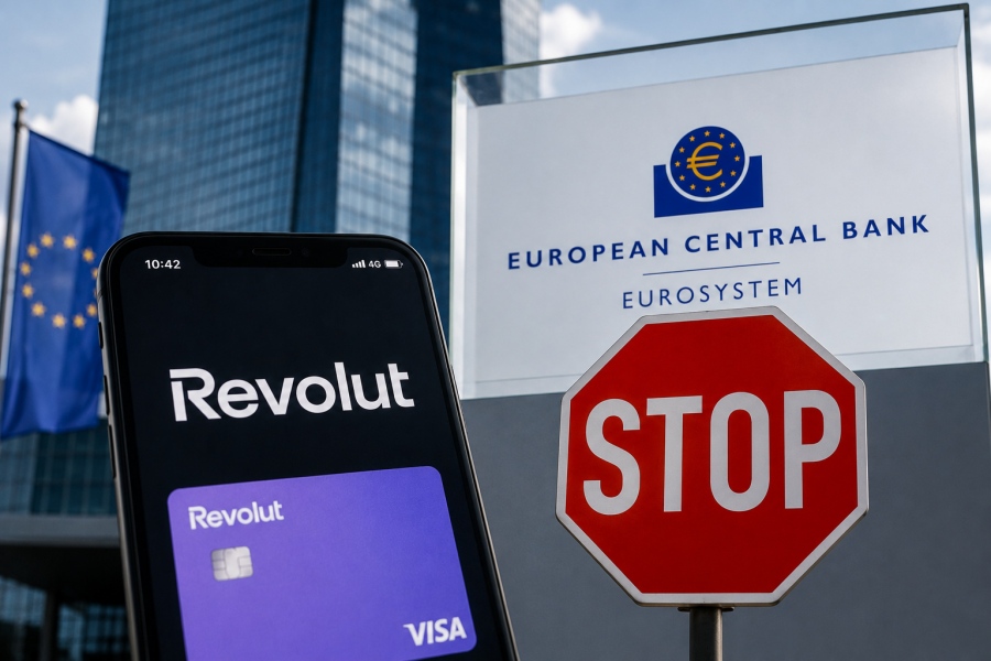 Σημαντική εξέλιξη - Η ΕΚΤ «φρενάρει» την Revolut, σοβαρές ανησυχίες για την ασφαλεία