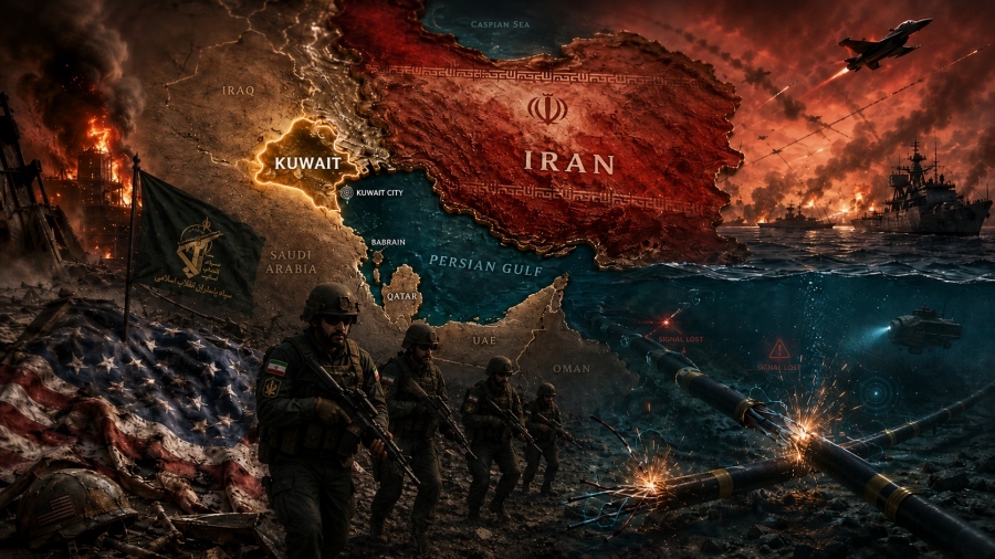 Iran prepares hell: Sabotage of Persian Gulf cables, invasion of Kuwait – US defeat
