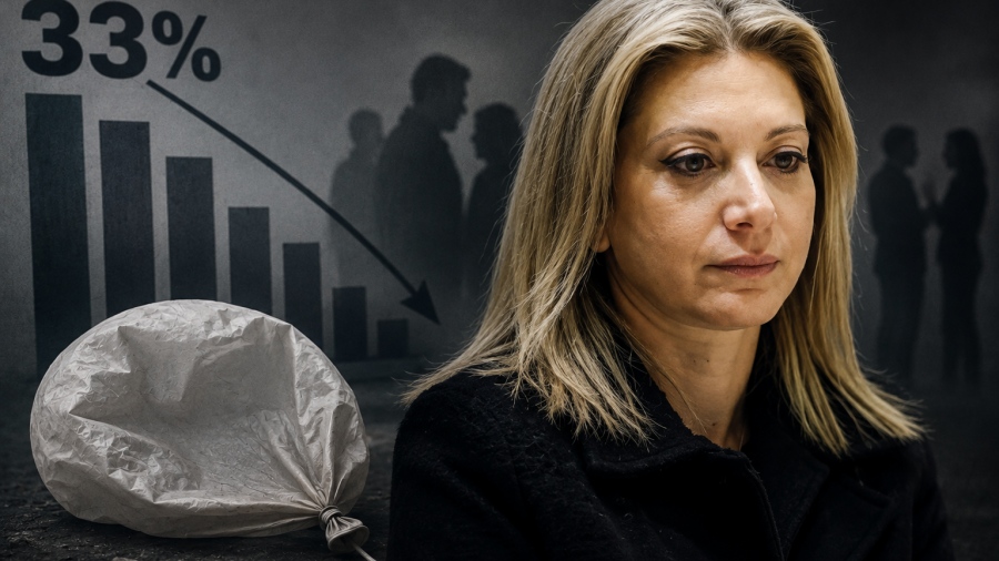 Σε ελεύθερη πτώση η Καρυστιανού - Από το 33%… στις ρήξεις και τις παραιτήσεις - Παρασκήνιο με όλα τα ονόματα