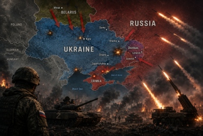 Massive geopolitical shift looms as rumors of major deployment to Kyiv and second front via Belarus spark European exodus