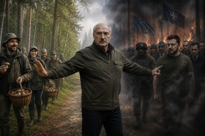 Ξεκάθαρος Lukashenko - Δεν έχουμε πρόβλημα με τους Ουκρανούς συλλέκτες μανιταριών, με τον φιλοπόλεμο Zelensky και τις δηλώσεις του έχουμε