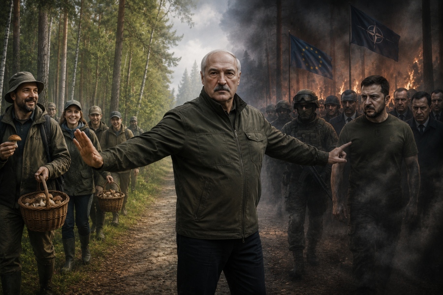 Ξεκάθαρος Lukashenko - Δεν έχουμε πρόβλημα με τους Ουκρανούς συλλέκτες μανιταριών, με τον φιλοπόλεμο Zelensky και τις δηλώσεις του έχουμε