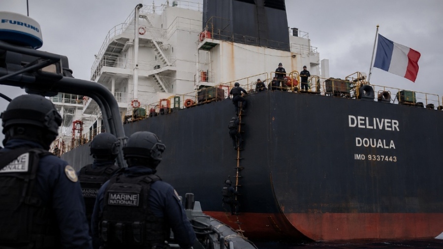 French commandos seize tanker carrying 150,000 tons of Russian oil in Mediterranean flashpoint prompting fury and demands to halt pirates
