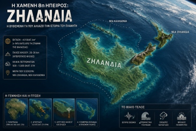 Σπουδαία ανακάλυψη - Βρέθηκε η μυστηριώδης όγδοη ήπειρος του πλανήτη - Πώς βυθίστηκε